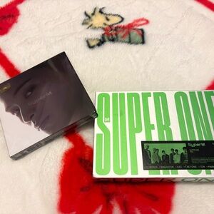 SuperM Album Set with Green and Black Accents